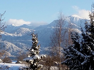 Winterblick in die Alpen